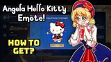 How to Get ANGELA Hello Kitty EMOTE! Sanrio😍🌸