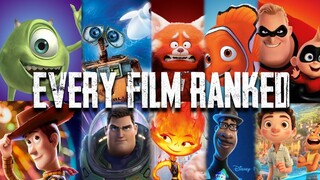 Ranking Every Pixar Film