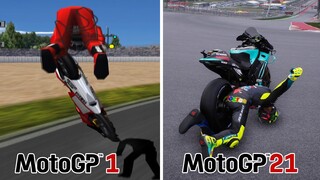 Crash Di Game MotoGP Dari 2000 ke 2021