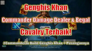 Build Talent & Pasangan Genghis Khan! Si Spesialis Begal & Damage Dealer Rise of Kingdoms Indonesia