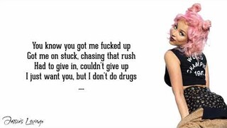 Doja Cat, Ariana Grande - I Don't Do Drugs (Lyrics / Lyrics Video)