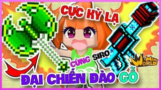 KAMUI ĐẠI CHIẾN ĐÀO GỖ CÙNG THÀNH VIÊN MỚI SIRO OFFICIAL*AI LÀ VUA SỞ HỮU SÚNG SIÊU LASER MINI WORLD