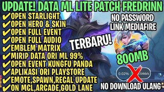 Data ML Lite Full Event 800Mb Patch Fredrinn | ML Lite | Cara Mengatasi Lag & Patah Patah ML