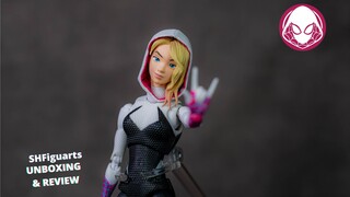 unboxing shfiguarts marvel spider gwen across spider verse