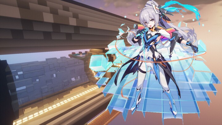 [4K,120FPS][ Honkai Impact 3X Minecraft ]《Cyberangel tái tạo thiên thần》