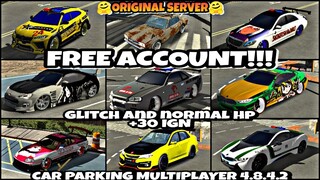 || Full Free Account Giveaway308 || 10 Rare Design || Car Parking Multiplayer 4.8.4.2