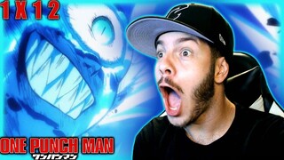 SAITAMA VS BOROS!!! LET'S GOOO!!! One Punch Man 1x12 "The Strongest Hero" FINALE REACTION!!!