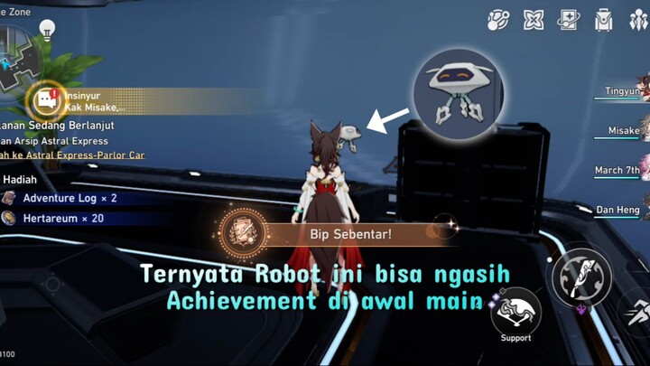 Newbie jangan lewatkan Quest Hidden ini 🔸Robot pemberi Achievement || Honkai Star Rail