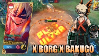 Script Skin X BORG AS BAKUGO With Voice Anime - Mobile Legends