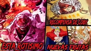 GARP ESTA ROTISIMO | La RECOMPENSA de COBY | Se Revelan Nuevas FRUTAS del DIABLO | ONE PIECE 1080