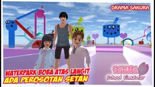 Yuta Mio Berenang di Waterpark Boba Atas Langit + Perosotan Setan Drama Sakura School Simulator