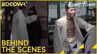 Lee Ha Nee & Lee Jong Won Show Off Their Fighting Skills | Knight Flower BTS | KOCOWA+