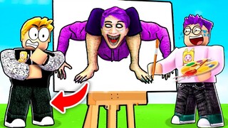 Roblox SPEED DRAW Challenge!? (LANKYBOX DRAWING PICTURE GAME CHALLENGE!)