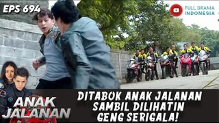 DITABOK ANAK JALANAN SAMBIL DILIHATIN GENG SERIGALA! - ANAK JALANAN