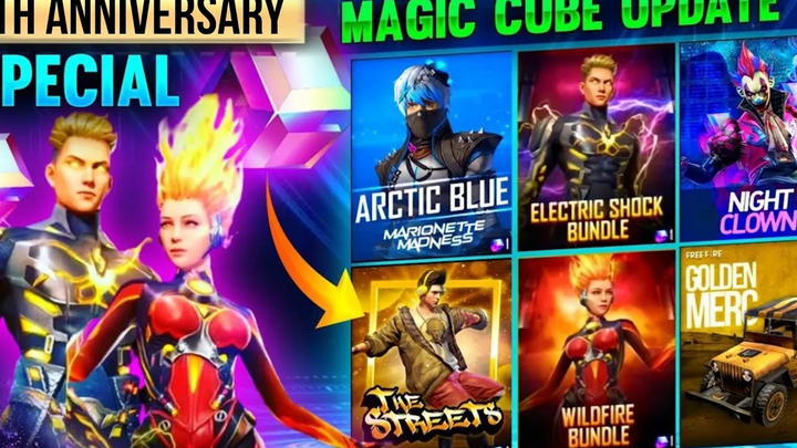อัปเดต Magic Cube ครบรอบ 5 ปีใน Free Fire รางวัลฟรีครบรอบ 5 ปี