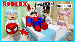 Drama Aku Dan Adiku Menolong Spiderman Yang Sakit Gigi Di Roblox Brookhaven ft @Shasyaalala