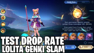 TEST DROP RATE GACHA SKIN LOLITA GENKI SLAM DI PRODUK BARU - MOBILE LEGENDS