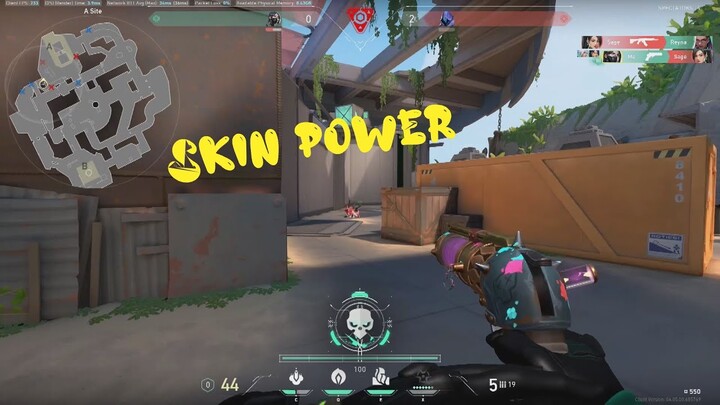 THE POWER OF SKIN (VALORANT SHORT CLIP)