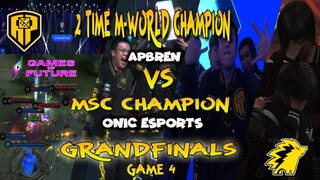 APBREN VS. ONIC ESPORTS | GAME 4 HIGHLIGHTS | GRANDFINALS | GOF
