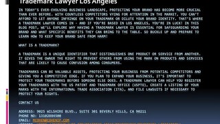 Trademark Lawyer Los Angeles