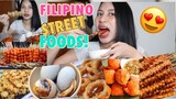 FILIPINO STREET FOODS MUKBANG | Princess Pagaduan