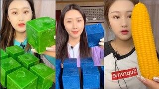 [ASMR] THÁNH ĂN ĐÁ| Ăn Đá lạnh, chocola đông lạnh đa màu sắc| Ice Eating MUKBANG SATİSFYİNG#251