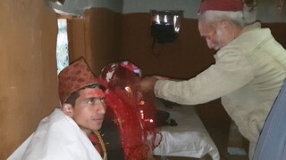 Newly Wed Couples Getting Blessing From Elders | Marriage in Nepal |