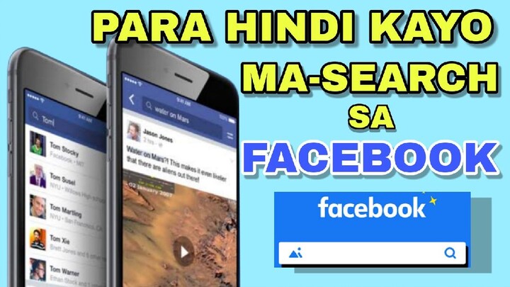 GAWIN MO TO PARA HINDI MA-SEARCH PANGALAN MO SA FACEBOOK | JOVTV