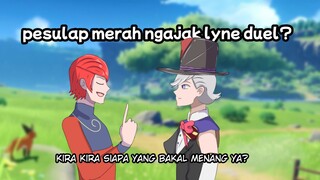 Lyne pindah universe?kok ada pesulap merah ?[GENSHIN IMPACT PARODY] FanAnimation