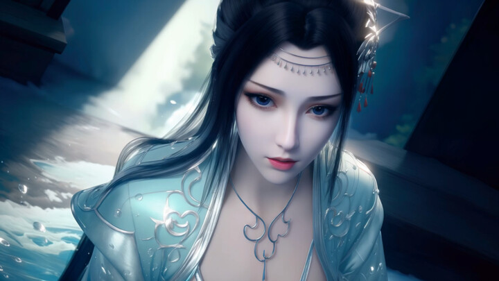 This painting style is definitely the white moonlight. You just need to love her without saying anyt