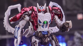 Chiến binh vua bóng! Biến đổi kim loại Dê kiêu hãnh sừng Transformers Siêu chiến binh