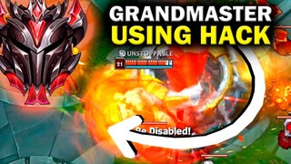 Grandmaster player using HACKS at League of Legends