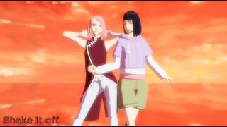 【NARUTO MMD】Shake it off - SAKURA*HINATA