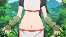 Kunoichi Tsubaki no Mune no Uchi - Benisumomo & Tsubaki's tummies scene