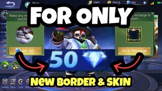 50 DIAS ONLY AKAI ELITE SKIN AND NEW BORDER LEGIT | MOBILE LEGENDS