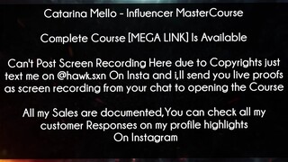 Catarina Mello Course Influencer MasterCourse Download