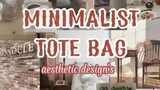 minimalist tote bags that you must buy😉