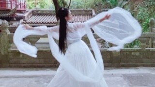 Classical dance - improvisation "Chang'an Ah" One-shot full version Three bows to say goodbye: "May 