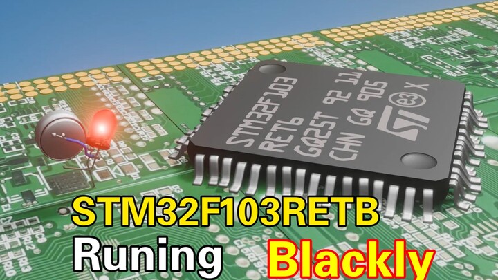 阴暗的stm32在阳光的Led陪伴下阴暗且阳光的运行【治愈小动画】