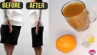 Drink 1 cup before breakfast for 7 days and your belly fat will melt completely, Lipton orange drink