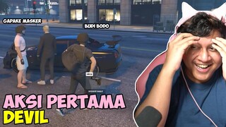 KEBODOHAN AKSI PERTAMA DEVIL - Cerita Dudung GTA V #21