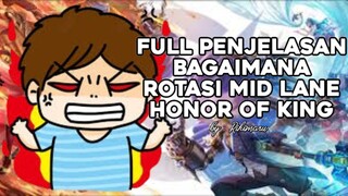 Full penjelasan bagaimana rotasi mid lane di honor of king