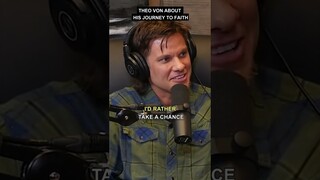 Theo Von DEFENDS 🛡️ His Religious Beliefs ✝️ #shorts