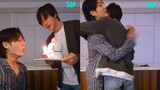 [Eng Subs] Jungkook Cutting Cake with Jin in Birthday Live on Weverse