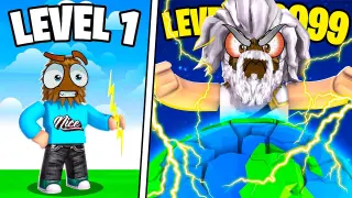 Becoming A Zapping God In Roblox