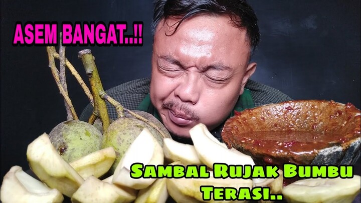 RUJAK LIMUS SAMBAL TERASI..ASAM NYA BIKIN NGILU..!!