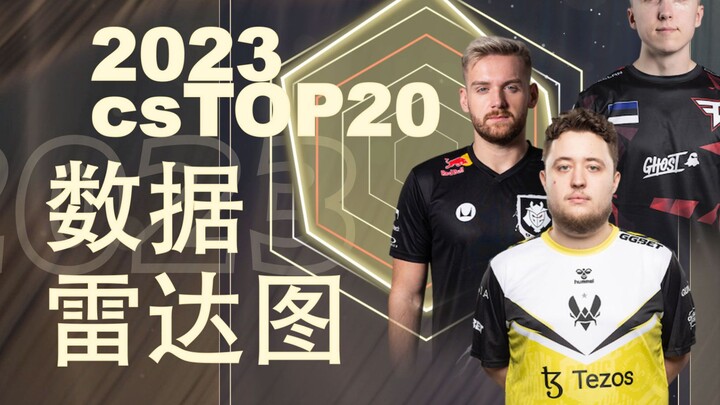 【2023年度Top20数据雷达图】今年的ZywOo真的独一档