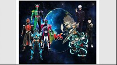 4 of my Favourite Kamen Rider VS 4 of Famous Characters in Anime