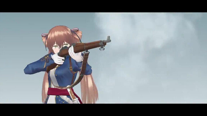 [GIRLS' FRONTLINE MMD]Springfield's shooting animation