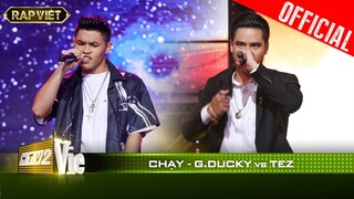 JustaTee sởn da gà vì màn vs địa chấn của GDucky và Tez với bản rap Chạy| RAP VIỆT [Live Stage]